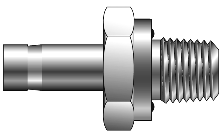 Tube End to O-Ring Pipe Thread (For Fractional Tube)